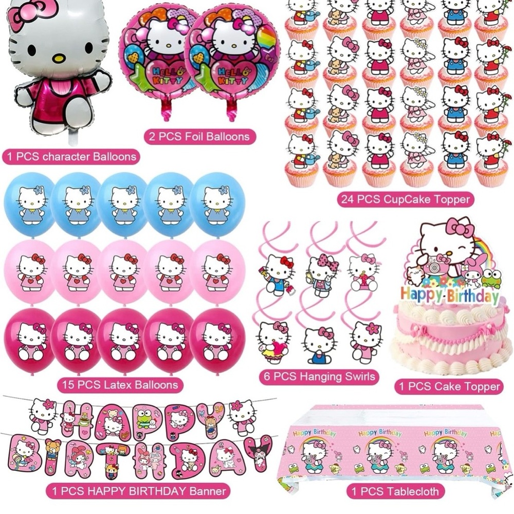 Hello Kitty birthday party decorations